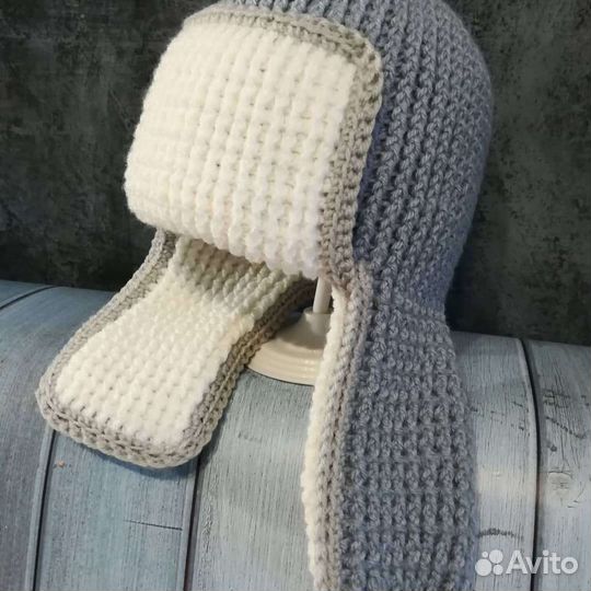 Шапка-ушанка зимняя