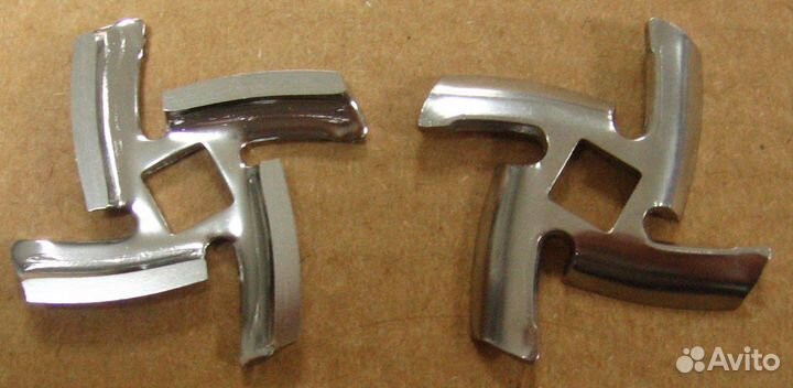 Нож подвижный мясорубки Braun квадрат 9 мм (700