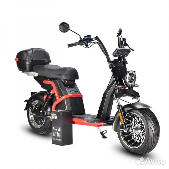 Электроскутер white siberia PRO black edition 5000