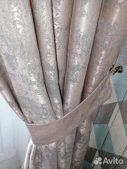 Шторы готовые мрамор