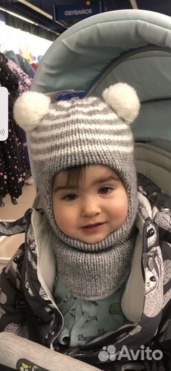 Шапка шлем 46-48 baby go