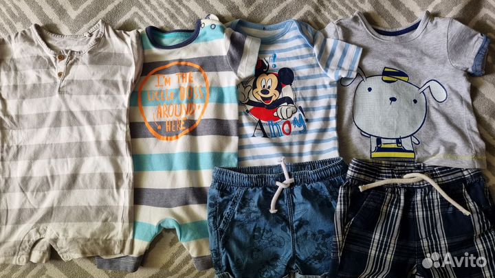 Фирменные вещи пакетом на мальчика 62-68