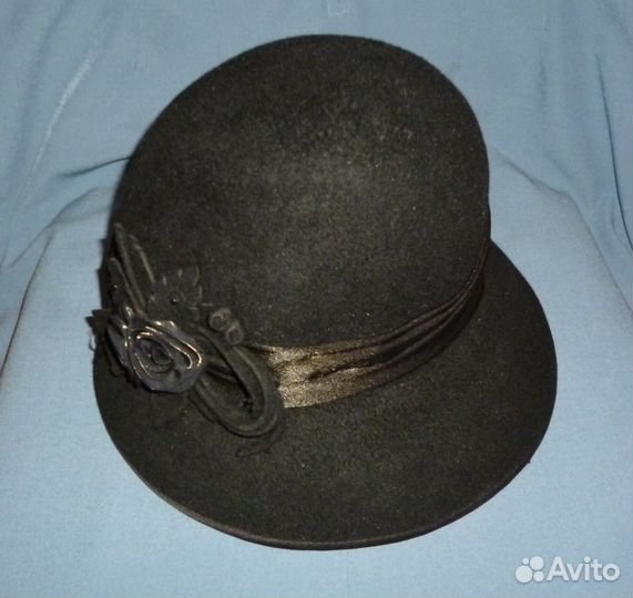 Шляпа женская черная