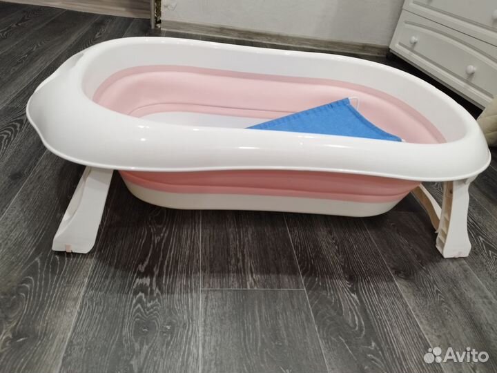 Ванночка для купания+горка для малыша