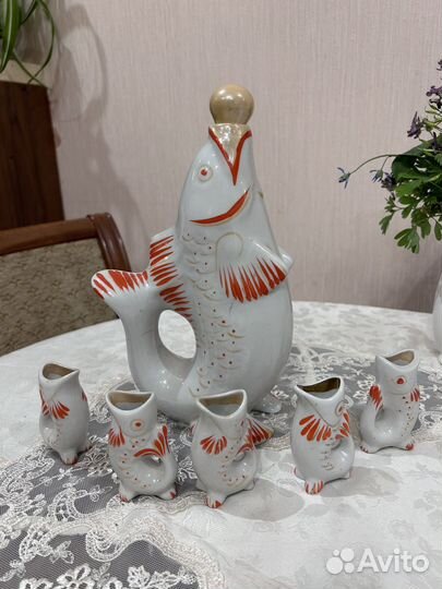 Штофы и графины СССР фарфор