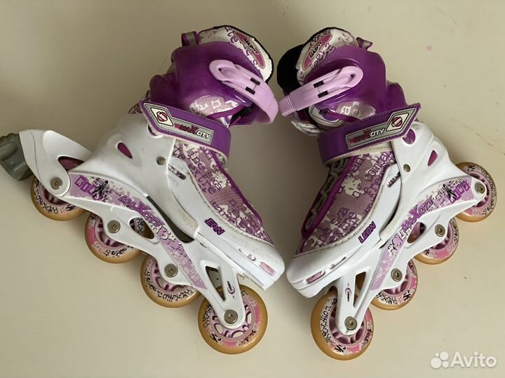 Роликовые коньки maxcity leon р.30-33