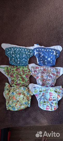 Многоразовые подгузники 20 шт