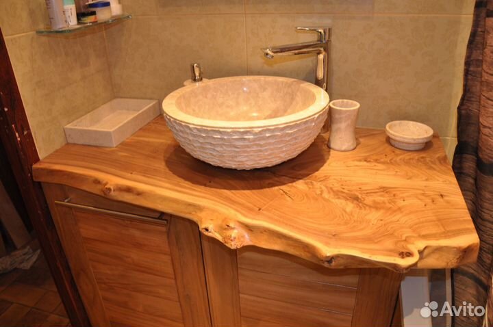 Коллекция Столешниц для ванной из дерева