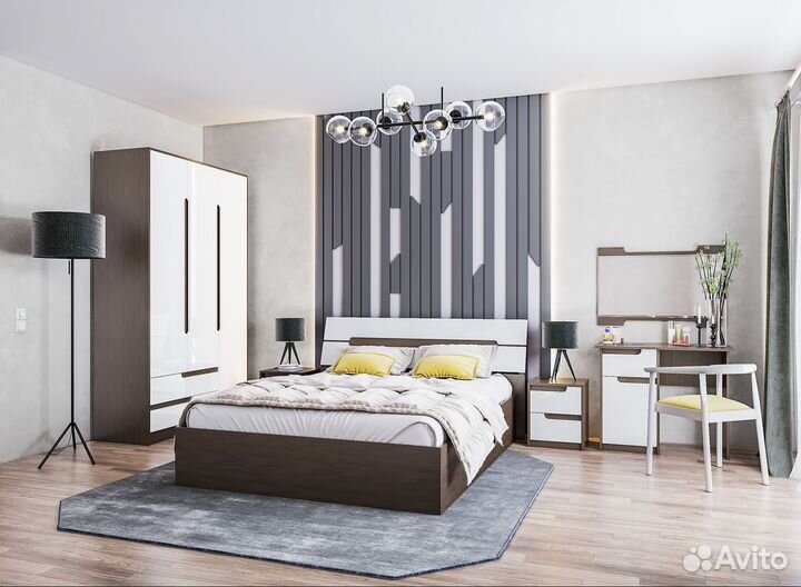 Стол письменный с тумбой новый