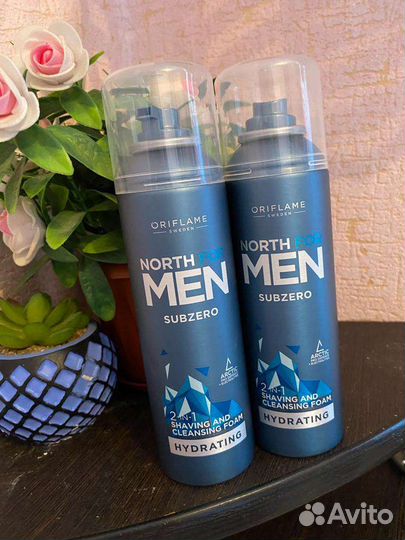 Пена для бритья и умывания 2 в1