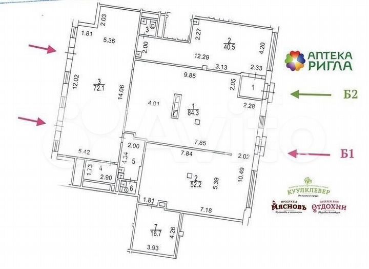 Продам торговое помещение, 287 м²