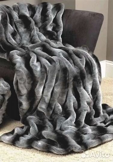 Плед кролик,покрывало шиншилла,покрывало детское