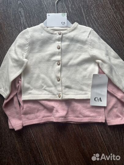 Кардиган для девочки 68, 74