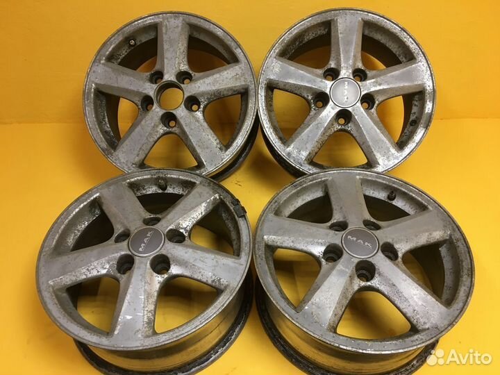 4 шт. Диски 15 5х114,3 DIA 64,1