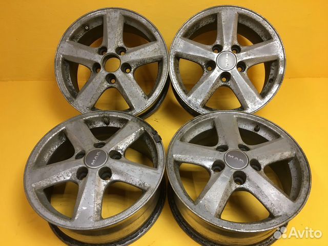 4 шт. Диски 15 5х114,3 DIA 64,1