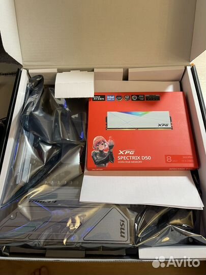 Комплект MSI B550M Motrar Wifi, Ryzen 7 5700x