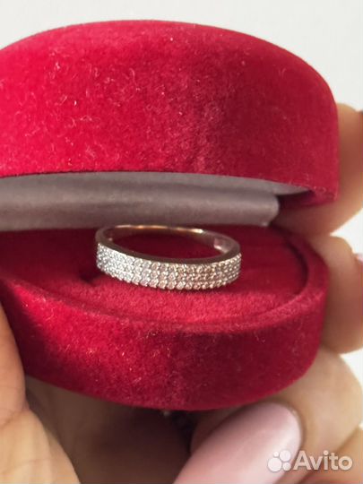 Кольцо золотое 2 размера