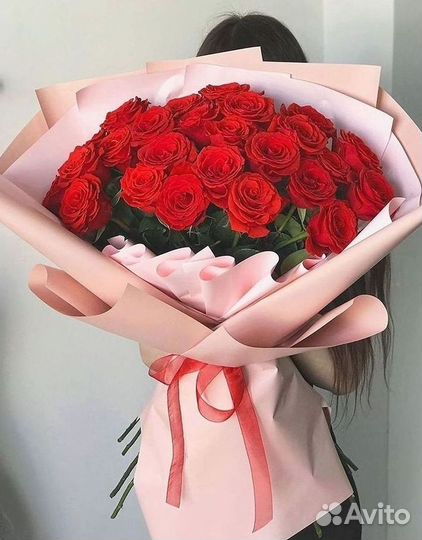 Высокие Розы Гиганты Доставка Круглосуточно