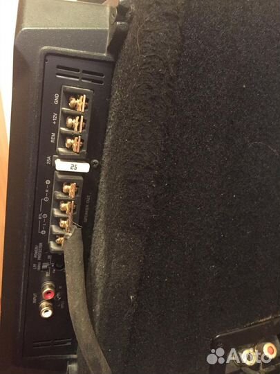 Сабвуфер и усилитель + накопитель