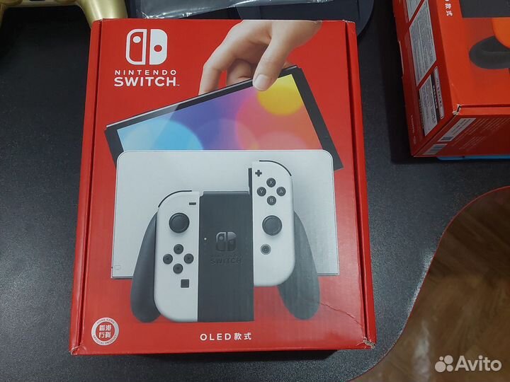 Nintendo switch oled прошитая чип 64gb + 256gb