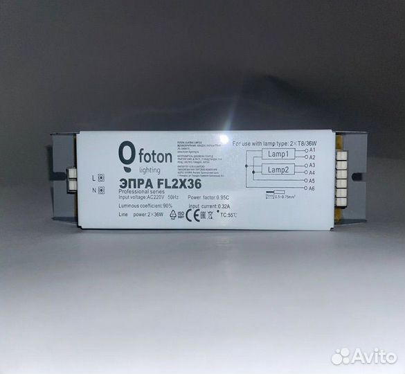 Блок питания foton эпра 2*36