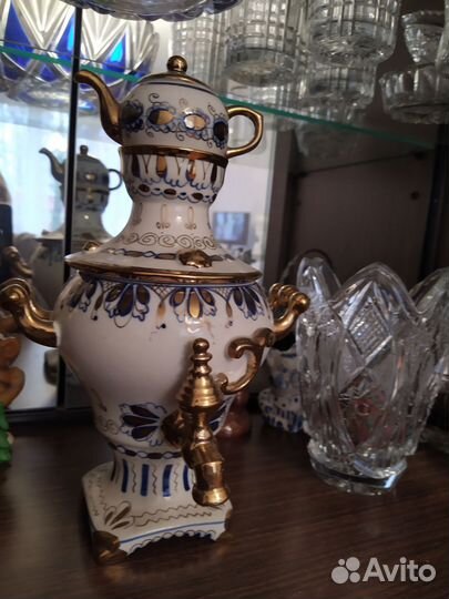 Самовар гжель