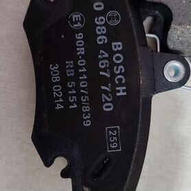 Передние тормозные колодки Bosch