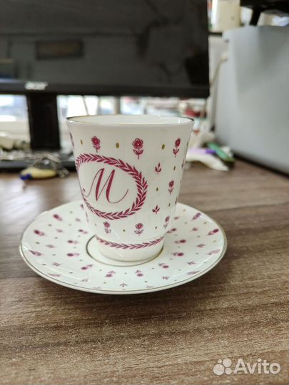 Кофейная пара лфз костяной фарфор