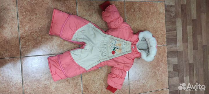 Детский зимний комбинезон