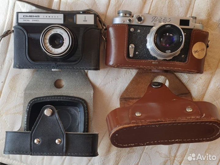 Фотоаппараты Смена Символ и фэд-2