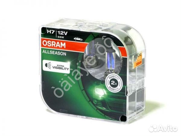 Лампа Osram H7 12V55W 64210 ALL season euro