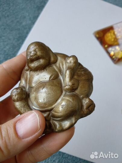Фигурки статуэтки сувениры Жаба Хотей Нэцкэ