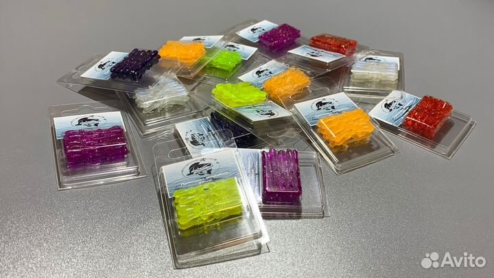 Whitebait 0.8. 30 штук. Приманка для мормышинга