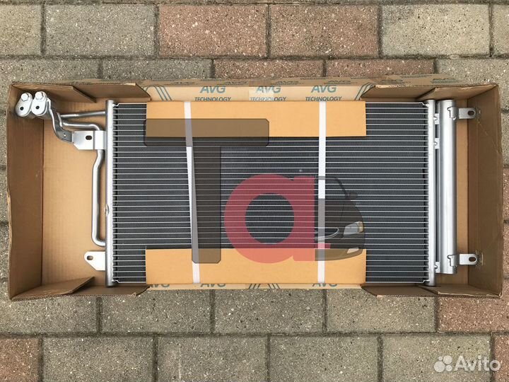 Радиатор кондиционера Поло седан, Рапид, Фабия