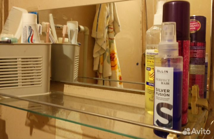Зеркало 50на15 и полка качество