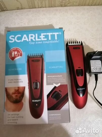Scarlett Новая Машинка для стрижки (+борода 2в1)