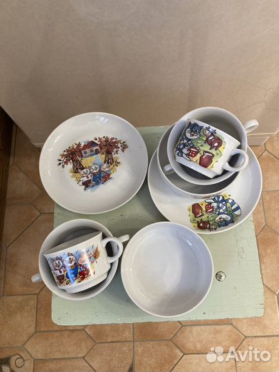 Набор новый детской посуды