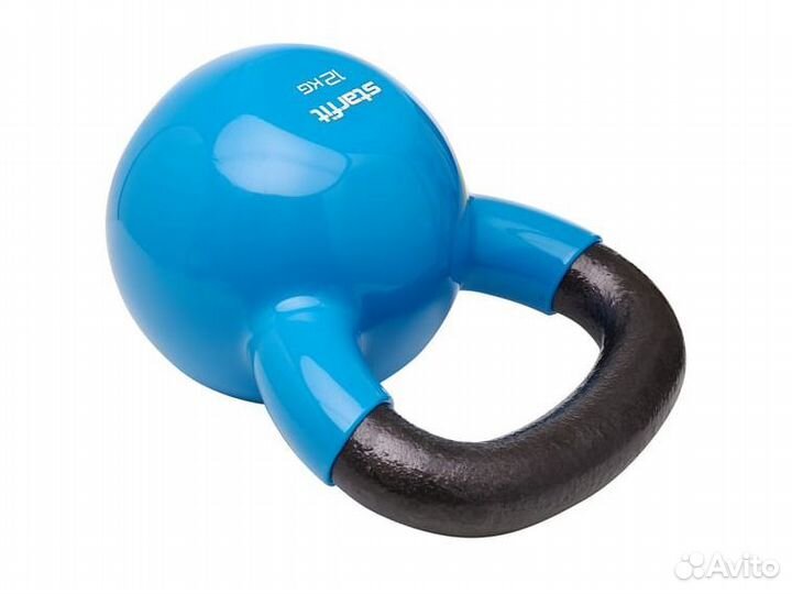 Гиря виниловая Starfit DB-401, 12 кг, синий