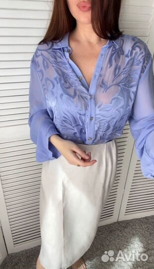 Шелковая блузка Love Republic