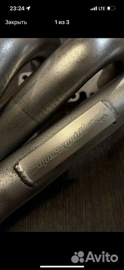 Выхлоп на BMW суперспринт Supersprint