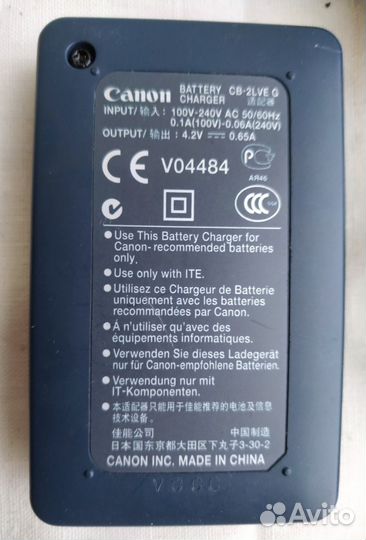 Зарядное устройство для фотоаппарата Canon