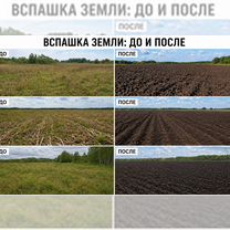 Вспашка земли, фрезерование, газон под ключ, Зеленоград