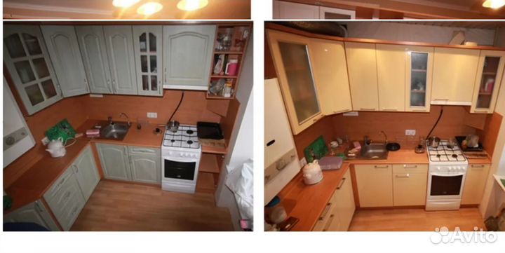 Замена фасадов кухни