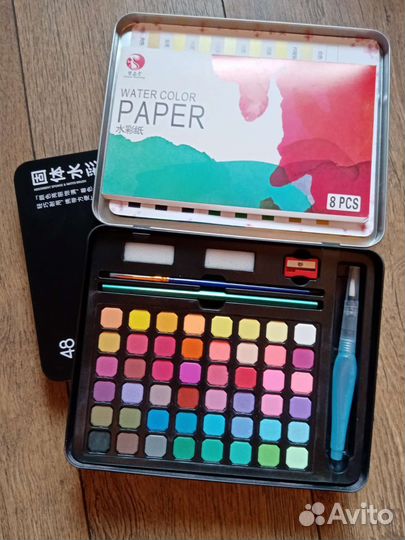 Краски художественные, акрил, гуашь, акварель