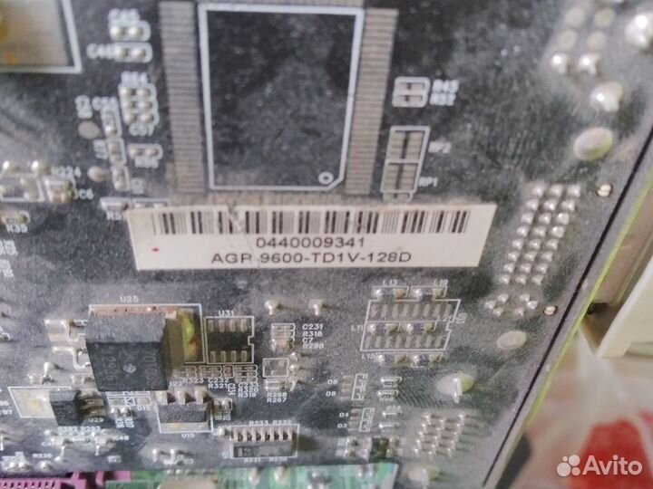 Комплект мать+celeron2.26ghz,ddr2gb,ati9600 128mb