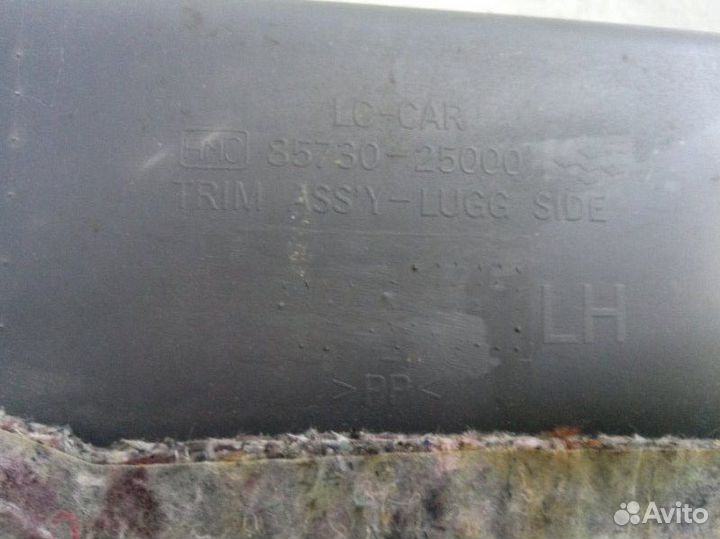 Обшивка багажника левая Hyundai Accent Ii седан