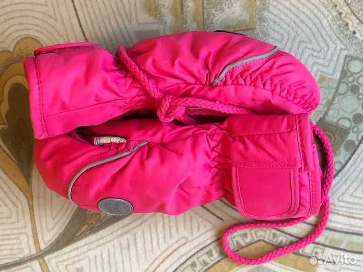 Варежки новые Чудо кроха для девочки 6-8 лет
