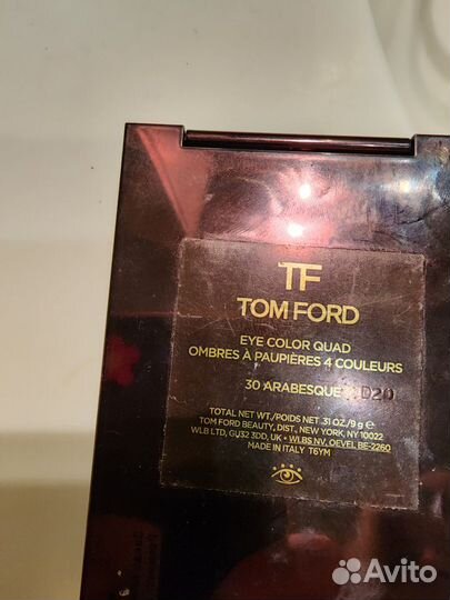 Tom ford тени arabesque оригинал 2 глиттера