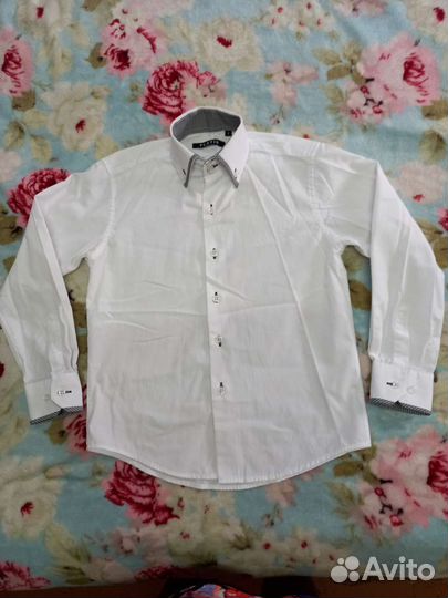Рубашка белая на мальчика