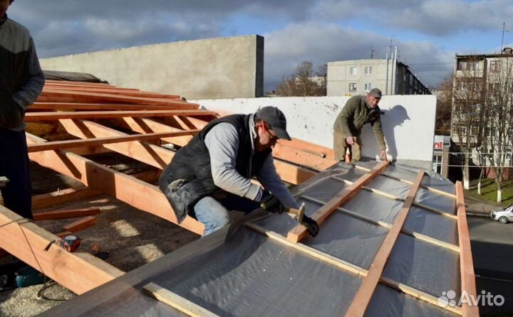 Ремонт кровли крыши строительство